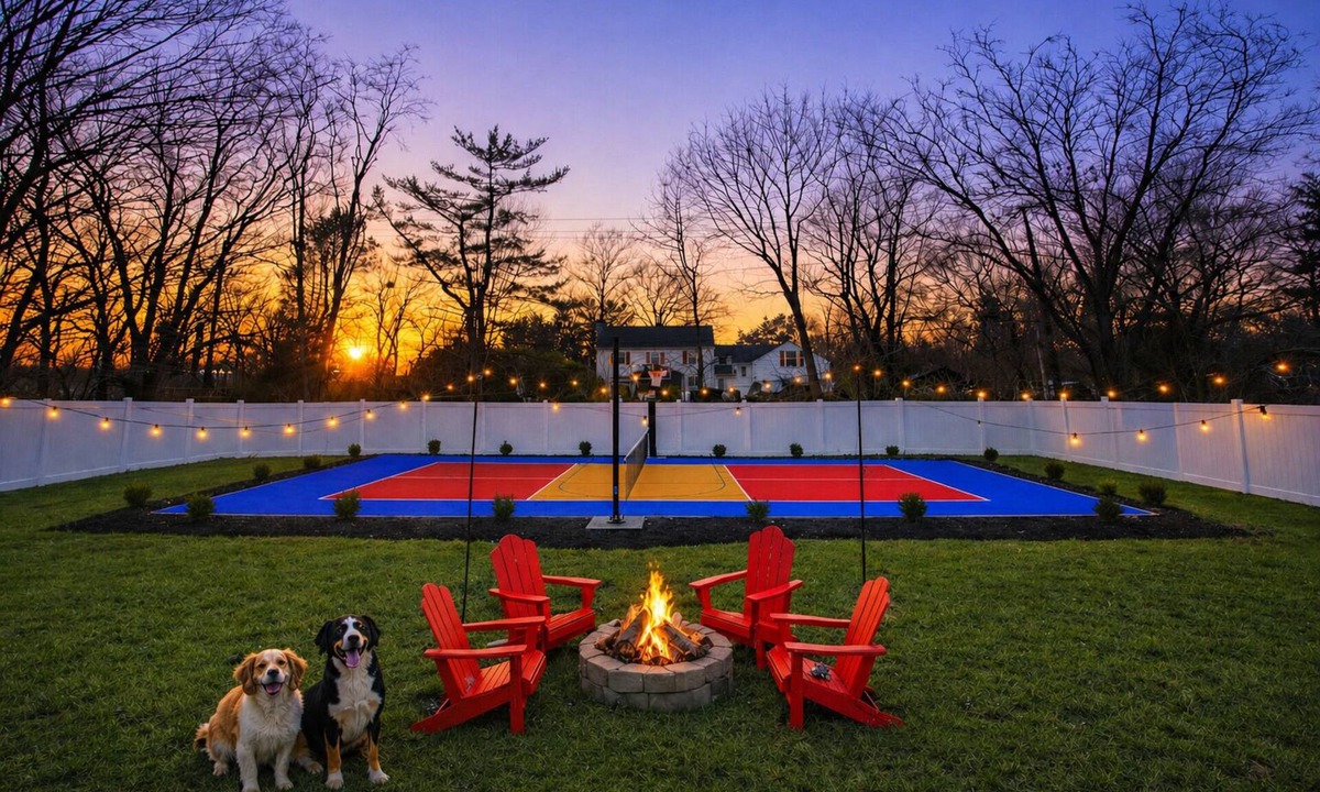 Indianapolis House | Private Pickleball Court+Huge Fenced Yard, Easy Access to Grand Park & Downtown