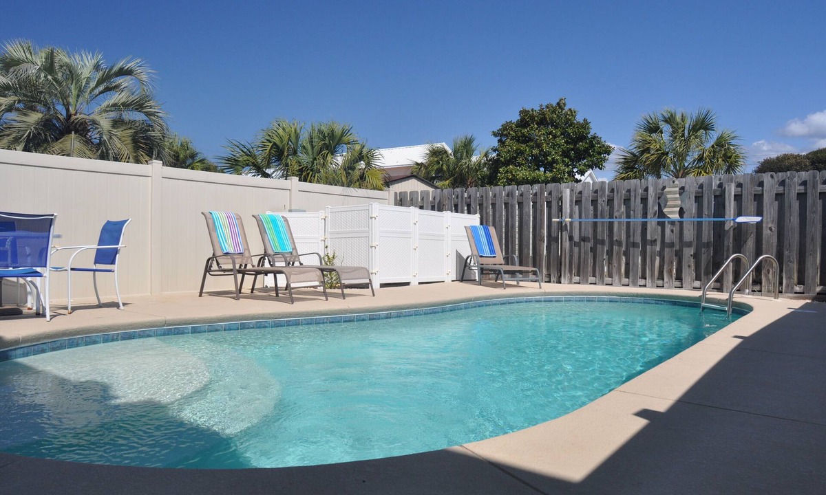 Bel Air House | Private pool and steps away from quiet beach!