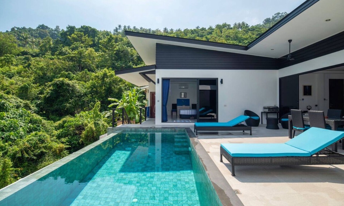 Lamai Villa | Private Pool Villa with Jungle view - 4nbed - Free Parking - 5 min to Beach