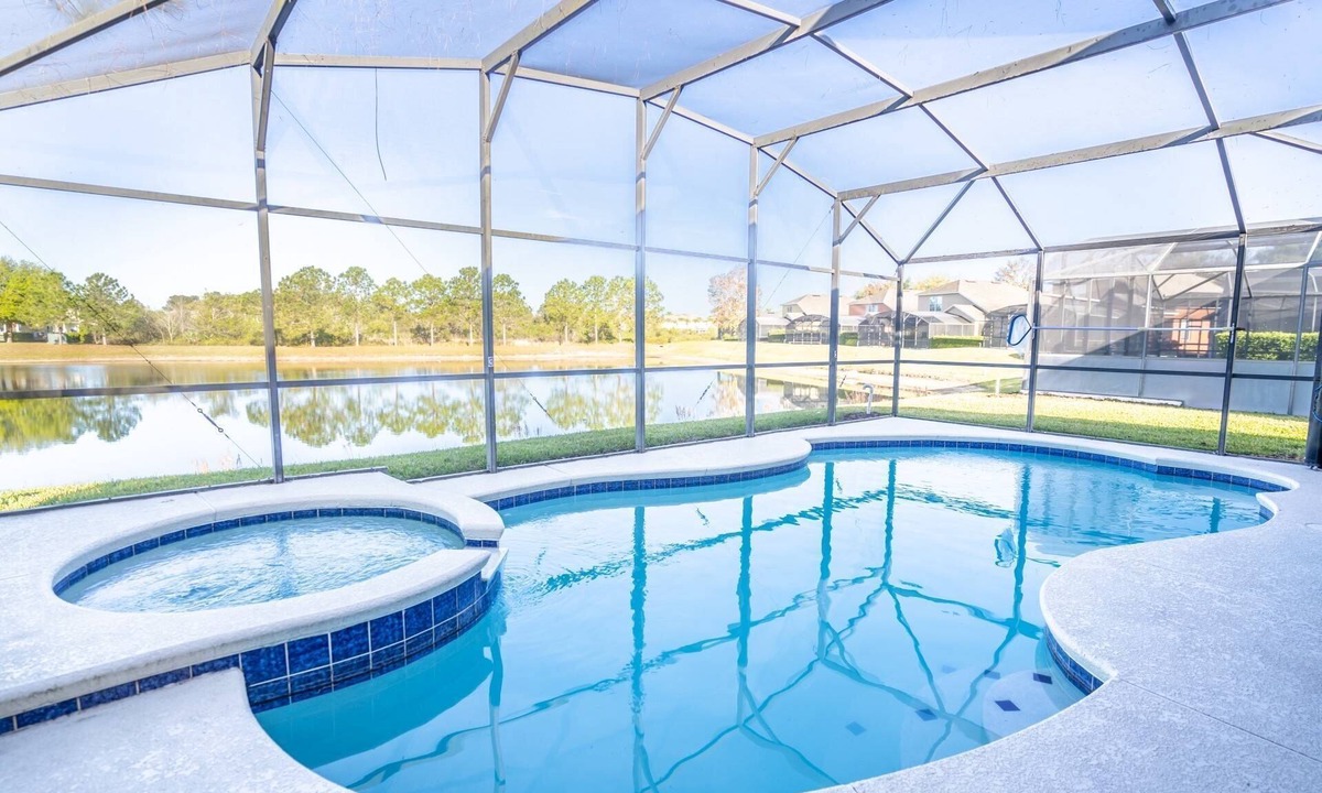 Silver Creek House | Private Pool with Lake View | Pet-Friendly 5BR Single Level Home | Game Room & Spa
