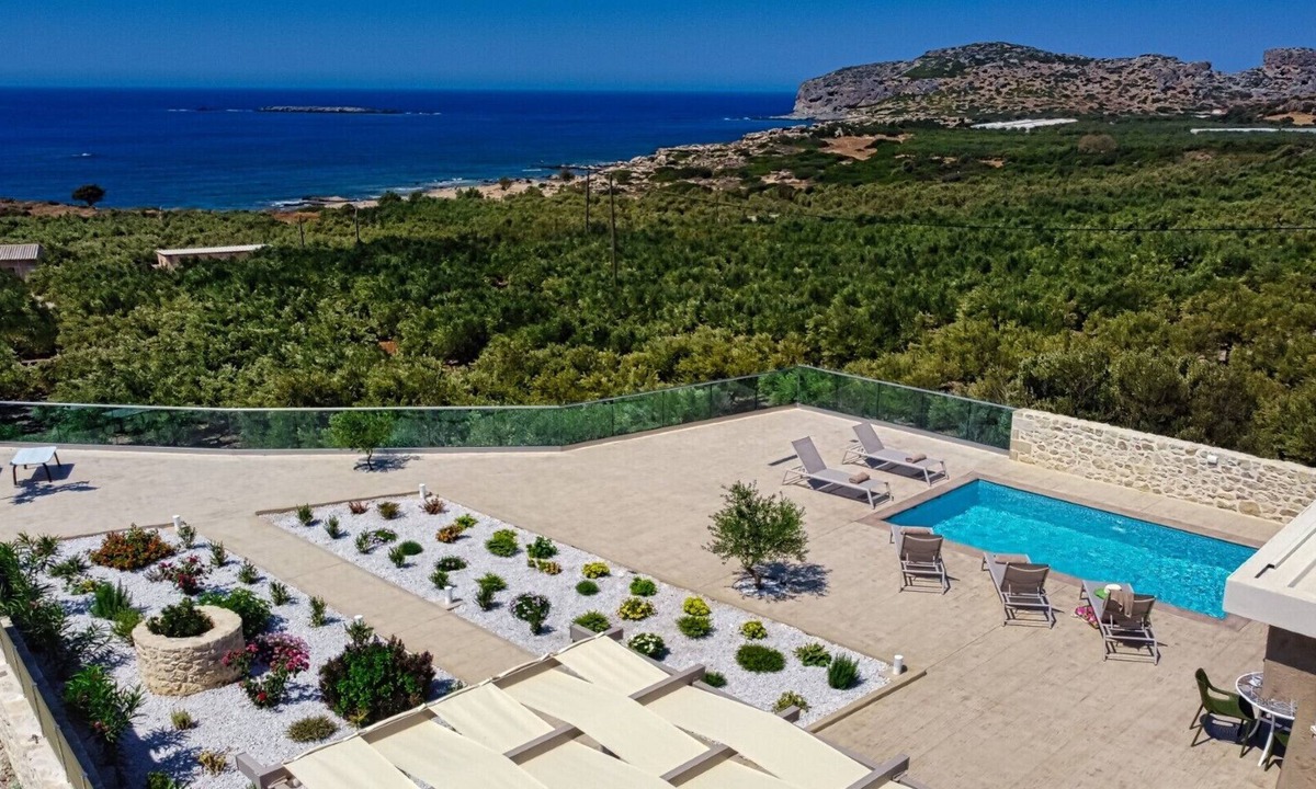 Falassarna Villa | Private pool★Seaview★Walk to restaurant, market & Falasarna beach