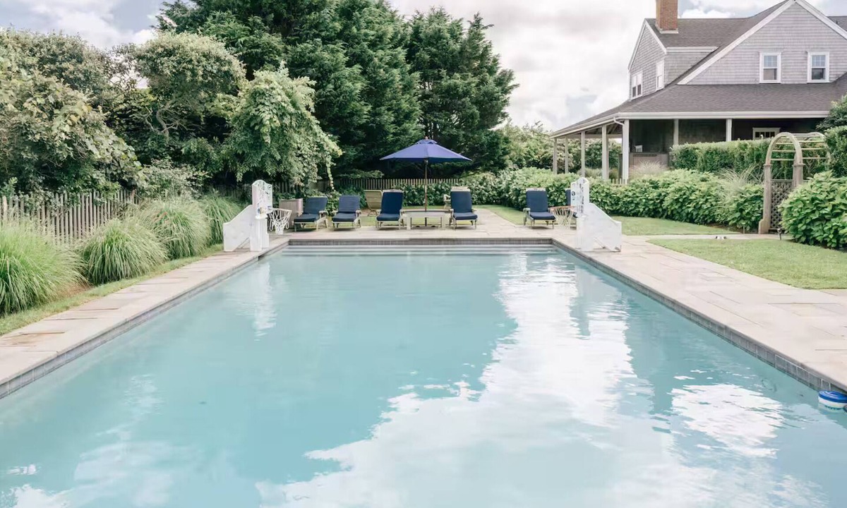 Madequecham House | Private Poolside Nantucket Retreat Near the Beach and Conservation