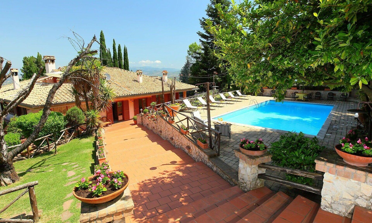 Monte Compatri Villa | Private Villa with A/C, private pool, hot tub, WIFI, TV, patio, pets allowed, panoramic view