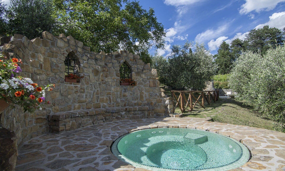 Borgo San Lorenzo Villa | Private Villa with A/C, sauna, hot tub, private pool, WIFI, TV, patio, pets allowed, panoramic view