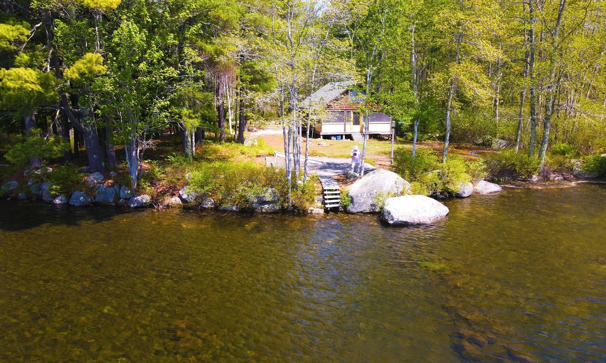 Lyman Cabin | Private Waterfront Maine Cabin on Swan Pond Lyman, ME Sleeps 8