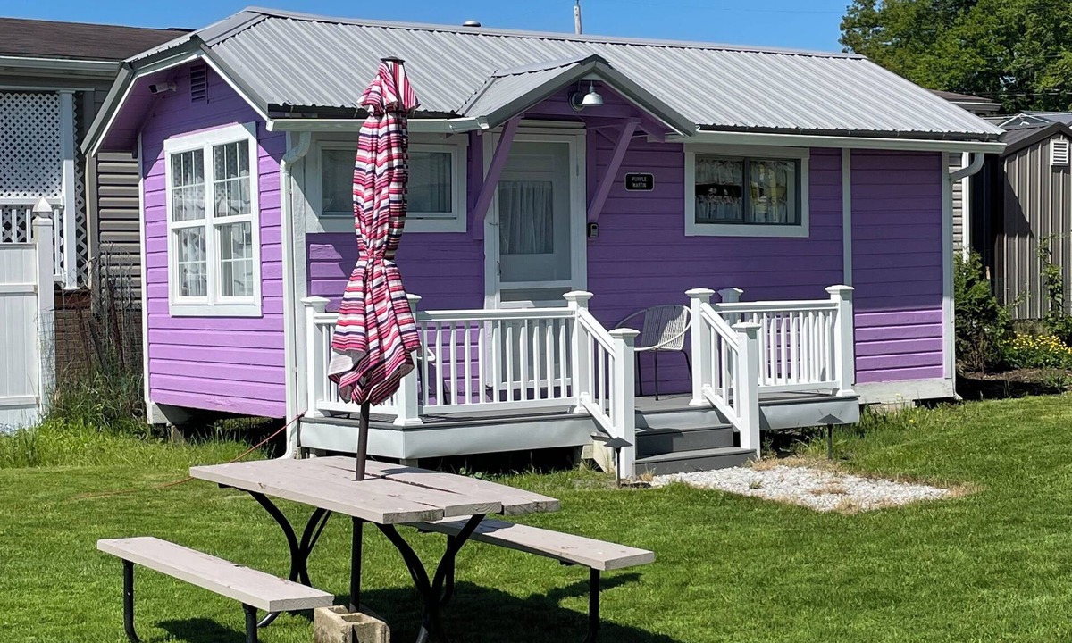 Canadohta Lake Cottage | Purple Martin Cottage: Cozy Rustic Lakefront Escape at The Pier, Perfect for 2!