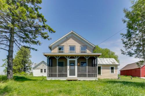 Fish Creek House | Quiet Baileys Harbor Country Home: 1 Mi to Lake!