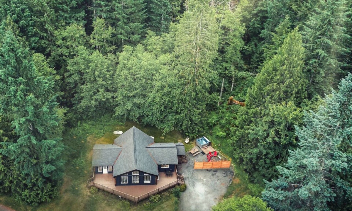 Packwood Cabin | Rainier Forest Cabin · Hot Tub + Sauna · Fire Pit