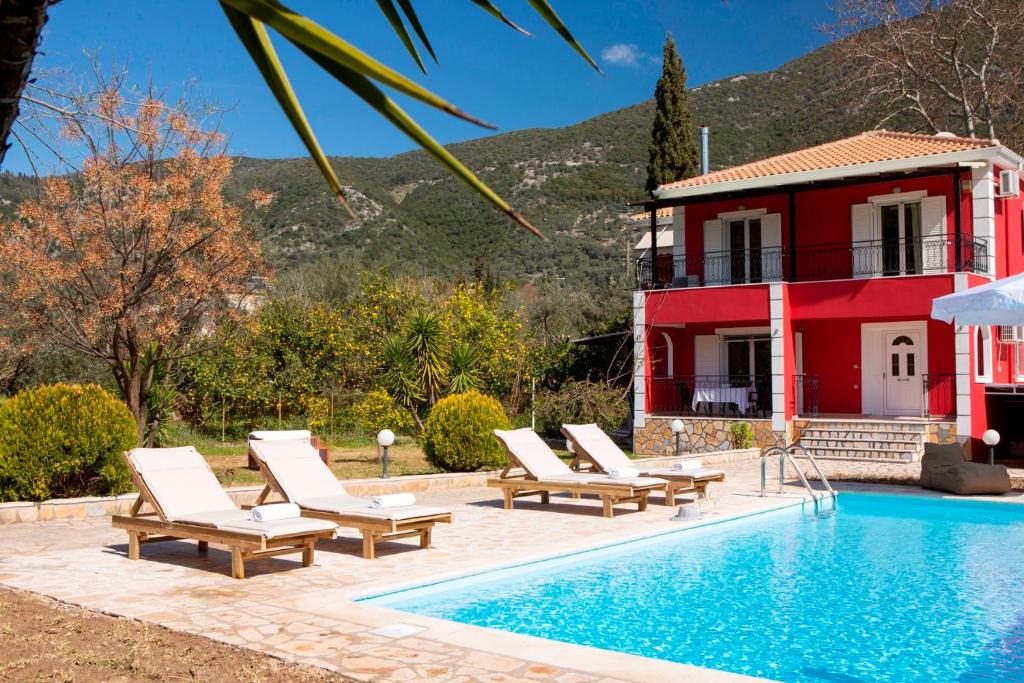 Nidri Villa | Red Villa