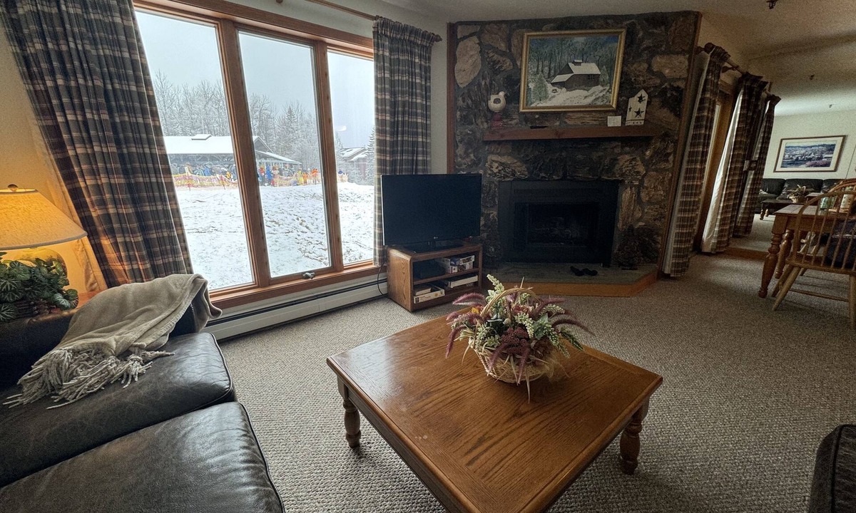 Stratton Mountain Condo | REDUCED RATES FOR MARCH! Ski In - Ski Out Condo in OberTal 'F' Building!