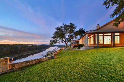 Spicewood House | Regal Riverfront Home with 2 Cabins - 2 Miles to Marina
