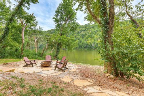 Mountain View House | Relax on the River: Modern Mountain View Escape!