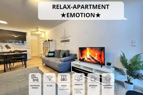 Schoenwald Apartment | RelaxApartments BLACK FOREST EMOTION mit Sonnenbalkon mit Blick auf den Kurpark, schnelles Internet, Nähe Triberger Wasserfälle, für bis zu 2 Personen