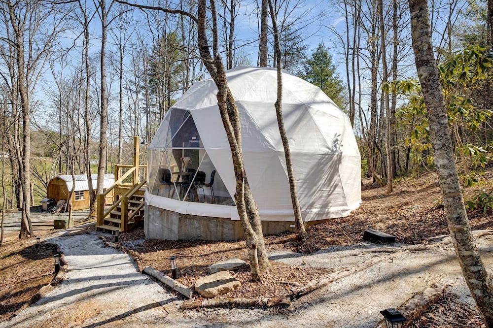 Rosman Cabin | Relaxing Dome in the Heart of the Blue Ridge Mountains for an Unforgettable Glamping Experience in Rosman, North Carolina