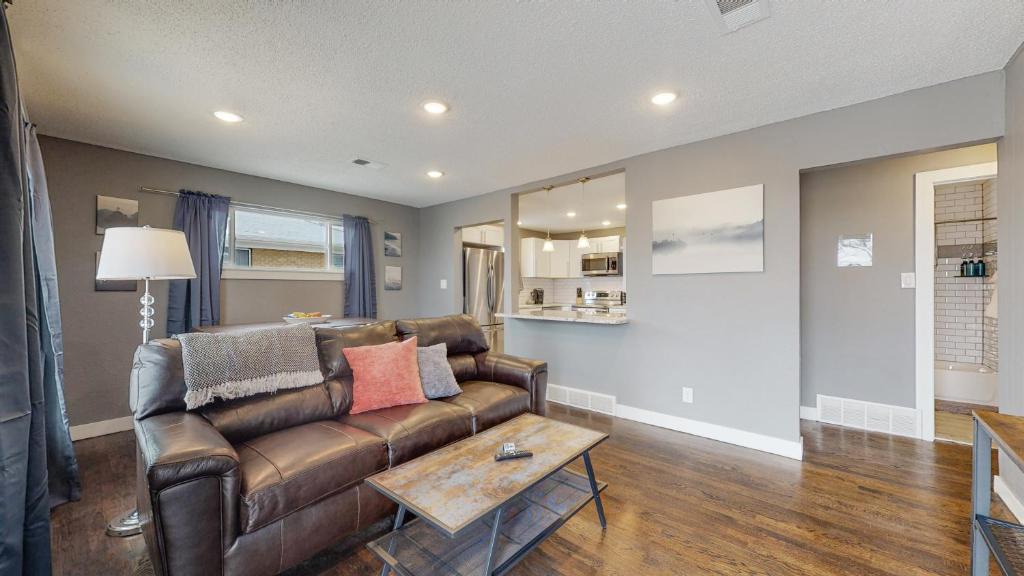 Twin Lakes House | Remodeled upper unit with 2 king beds in Denver