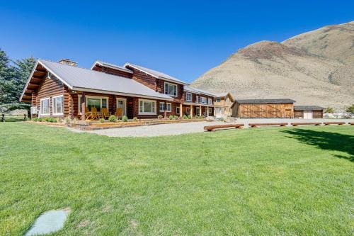 Custer County House | Remote Idaho Mountain Lodge w/River Access!