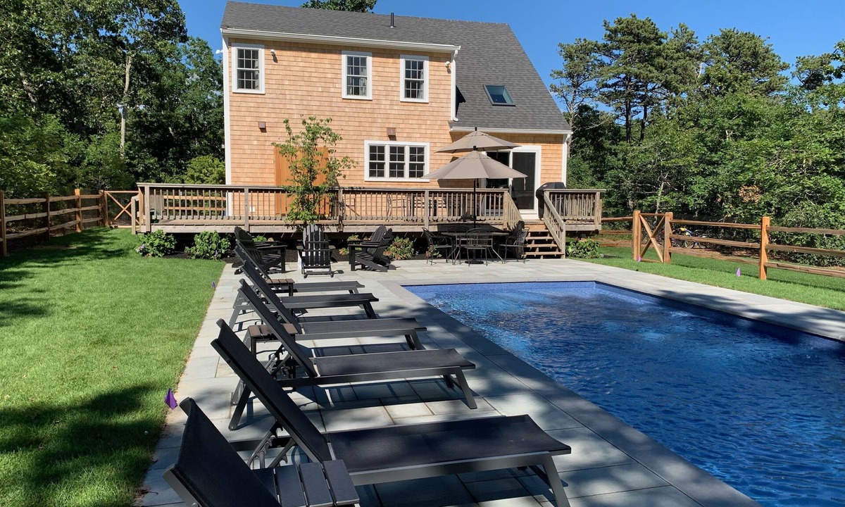 Katama House | Renovated Edgartown home with a heated pool and close to town/beach!
