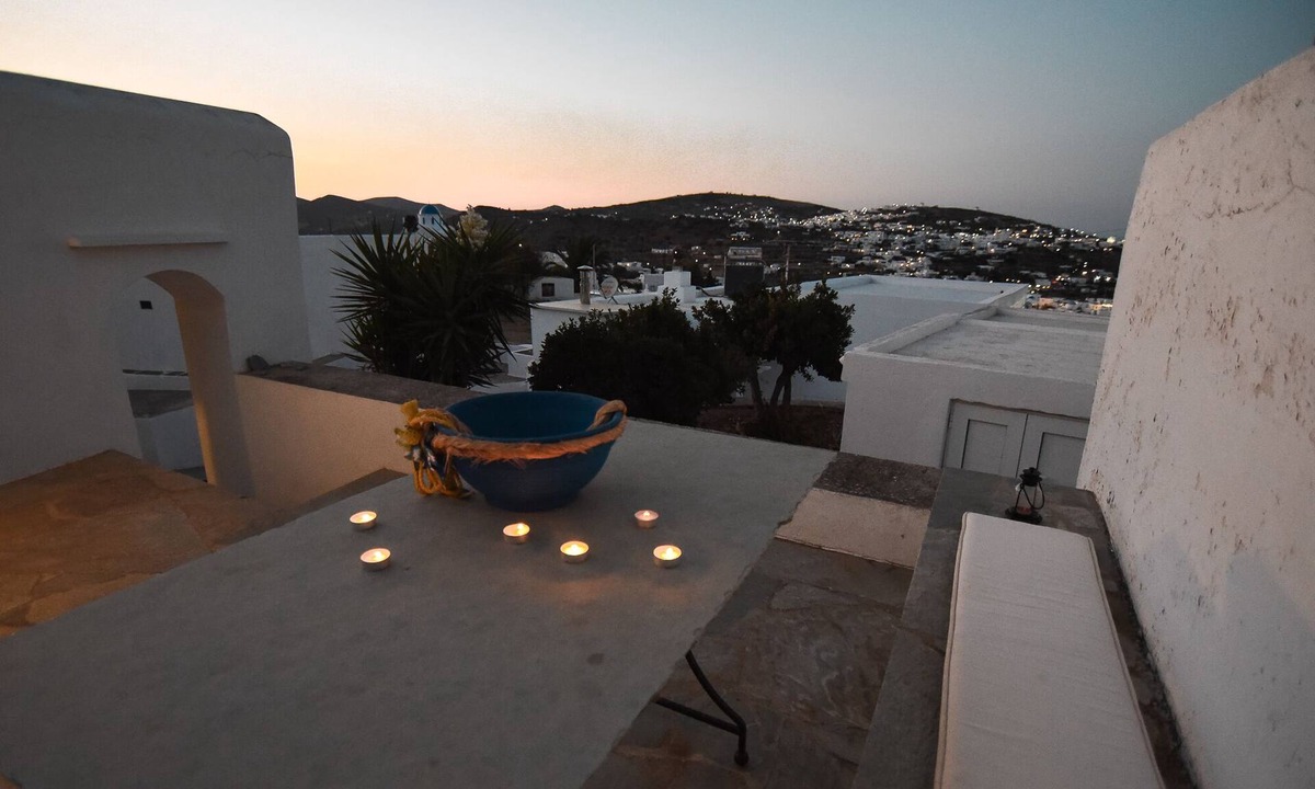 Sifnos House | Renovated haystack with Cycladic details.