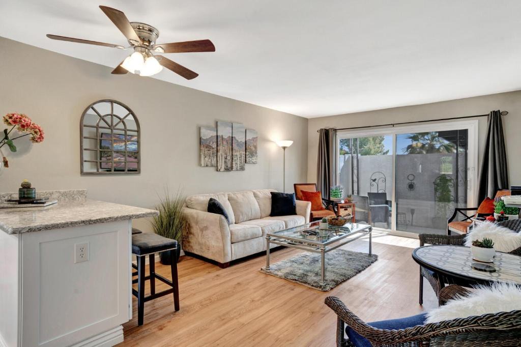 South Scottsdale Apartment | Renovated quiet single-story, minutes to Old Town, pool outside the door