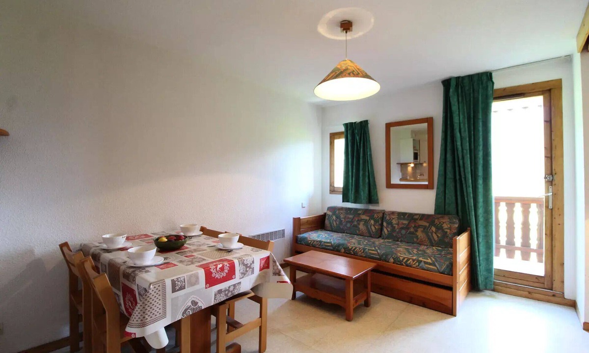 Termignon Apartment | Residence Le Petit Mont Cenis - 2 Rooms for 4 People