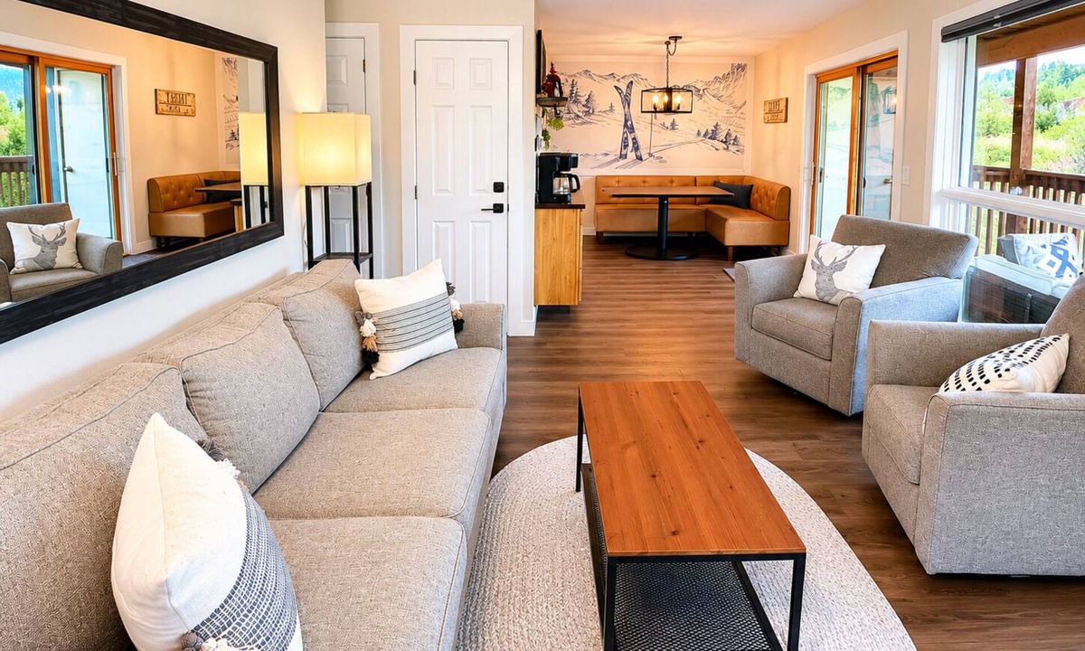 Fraser Condo | River View Chalet - Ski, Bike, & Relax in Fraser