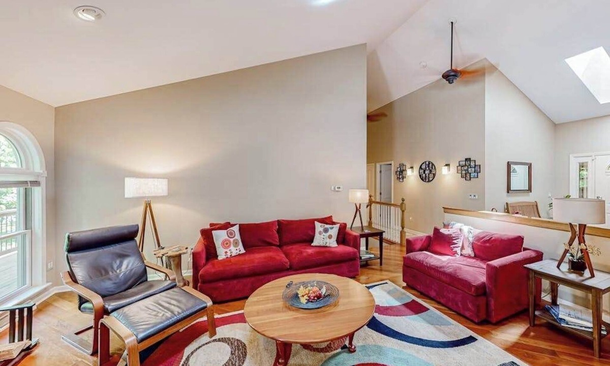 Thompsonville House | Riverfront home with deck & fireplace - near Crystal Mountain & golf courses