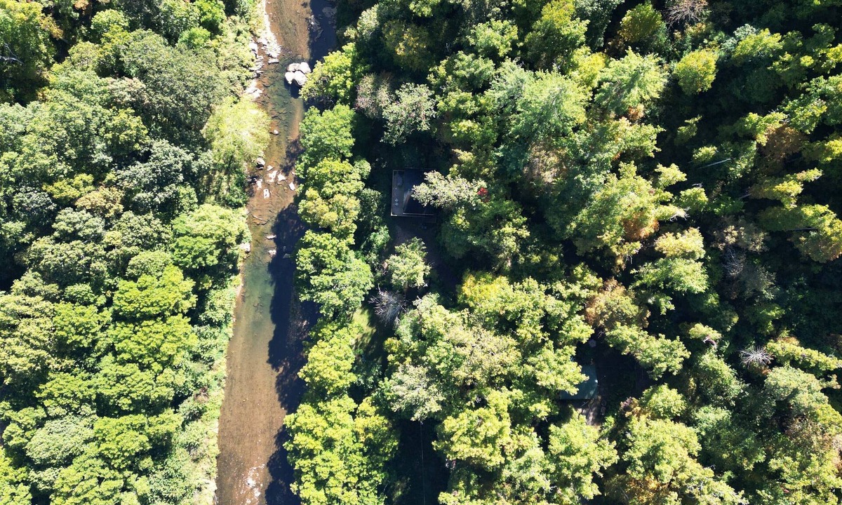Burnsville Cabin | Riverfront in Burnsville near Asheville, Mt Mitchell, swim, fish, hike, ski