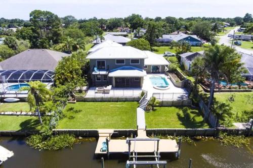 Port Saint Lucie House | Riverfront Luxury Pool & Hot Tub fishing paradise near beaches Mets Stadium