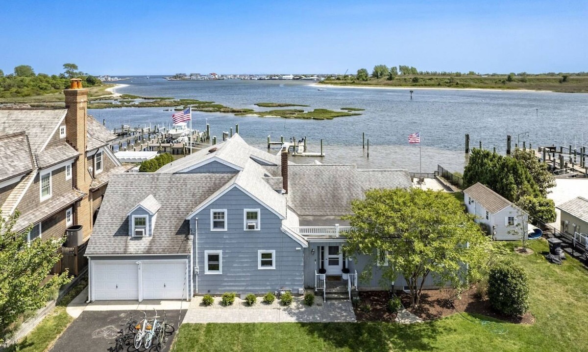 Brielle House | Riverfront Shore House w/Ocean View, Private Beach, 6 Bedrooms and Lots of Toys
