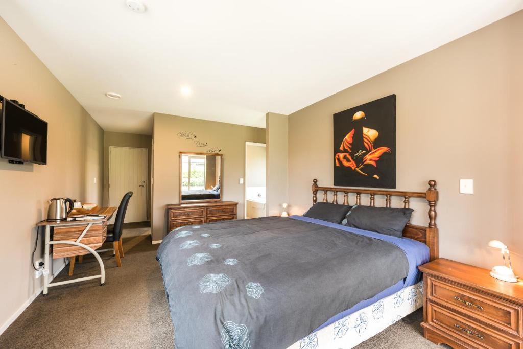 Rolleston House | Rolleston Paradise-Master Bedroom with Ensuite Only
