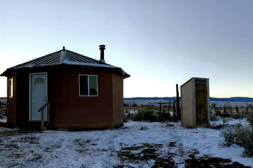 Capulin Cabin | Romantic Camping Yurt on Camel Farm near Alamosa, Colorado