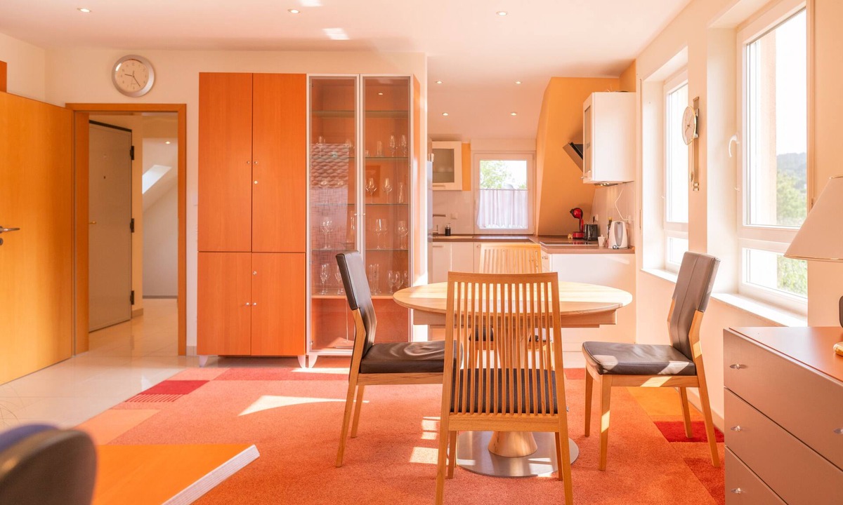 Schriesheim Condo | Rooftop: 85sqm² | castle view | loggia | office | air conditioning