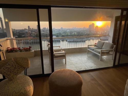 Downtown Cairo Apartment | Rooftop Nile Duplex Panoramic View