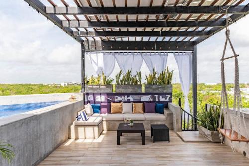 Ek Balam Village Apartment | Rooftop Pool Paradise with Jungle Views