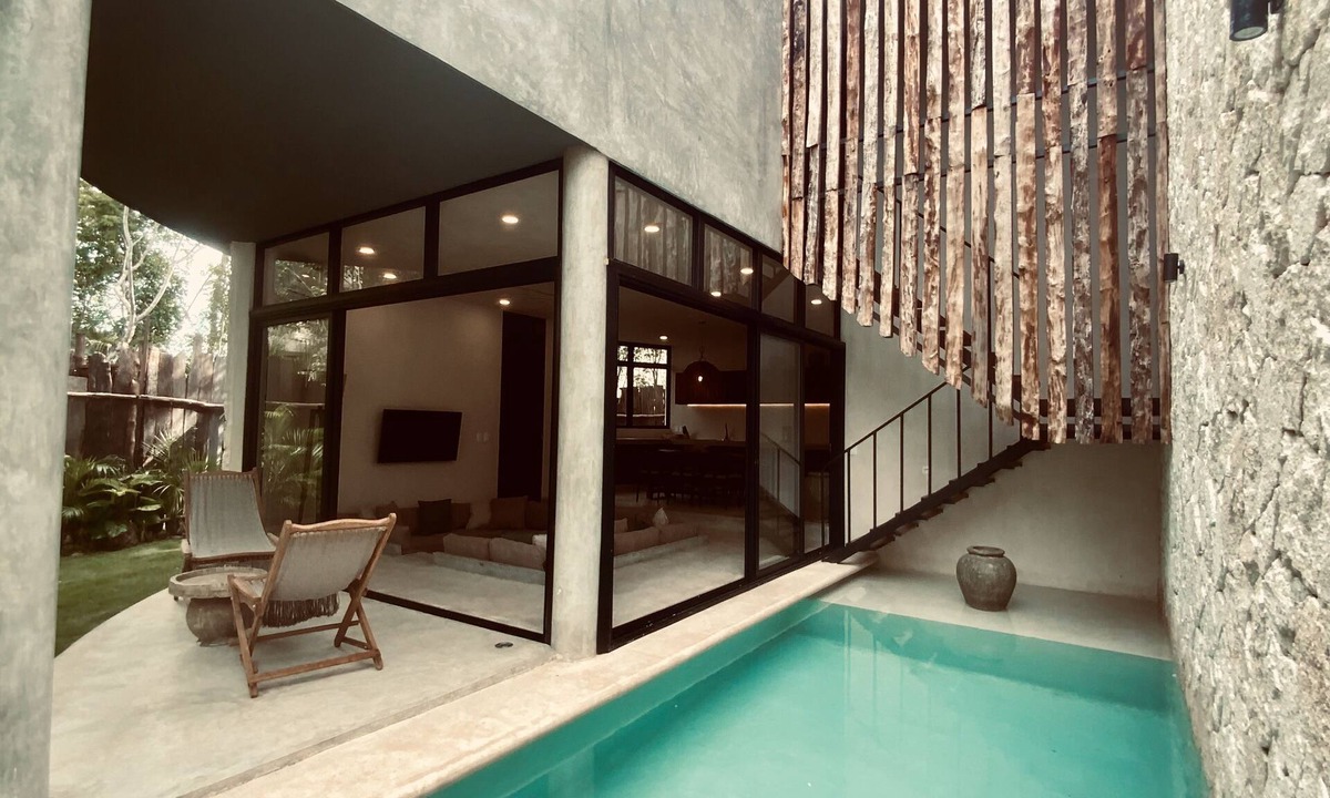 Tulum City Center Villa | Round Jungle Boho Villa/Private Pool/100Mbs