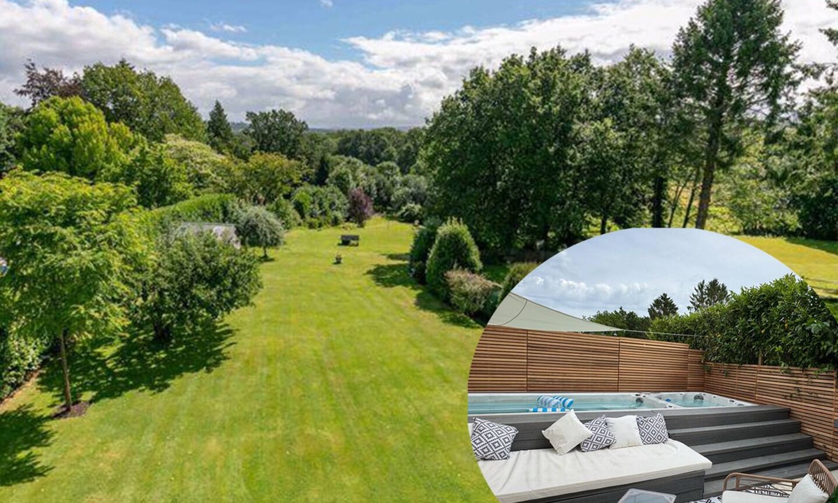 East Grinstead House | Rozel Ashdown Rental, huge garden, swim spa and hot tub and separate annex