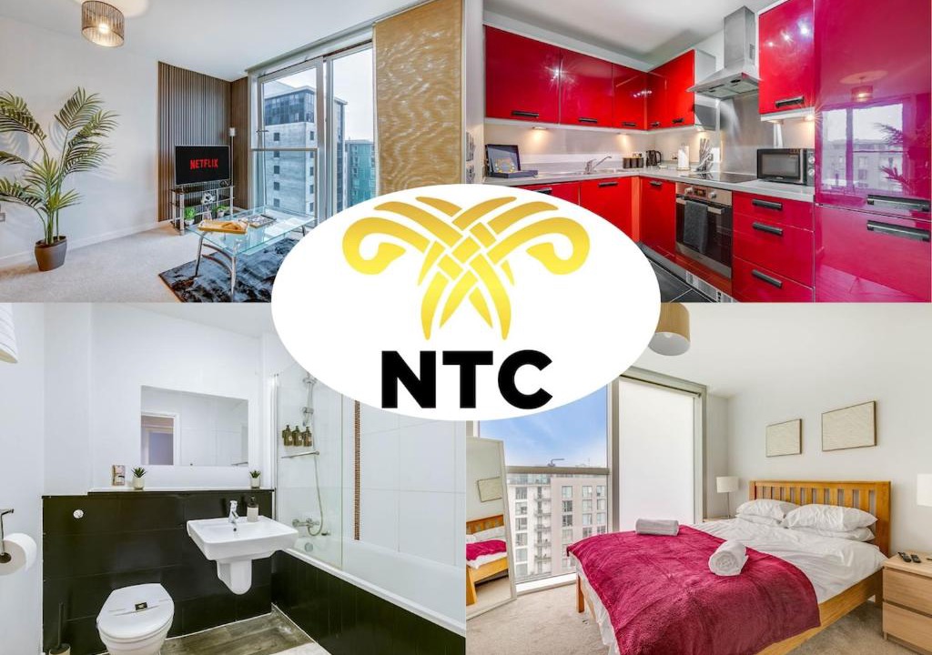 Central Milton Keynes Apartment | Ruby City Stay Apartment CMK Free Parking
