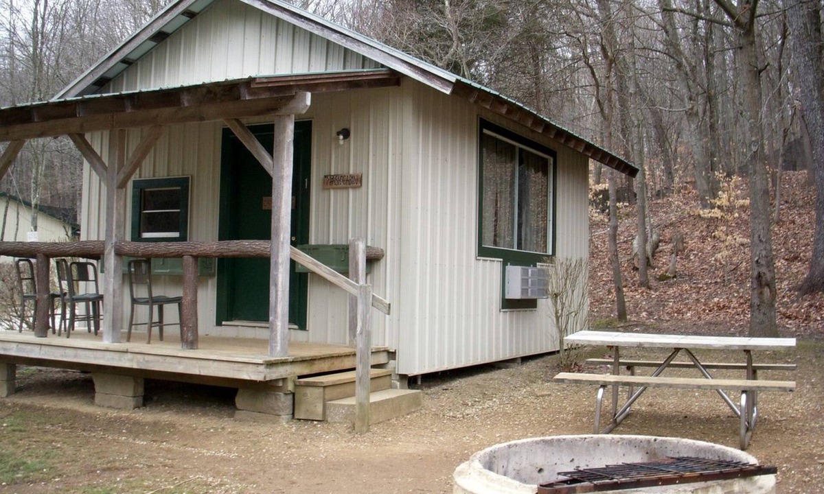 Gnaw Bone Cabin | Rustic Cabin Perfect for Small Groups with Picnic Space in Indiana