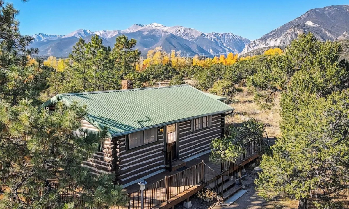 Nathrop Cabin | Rustic Cabin ~ Private Mtn Views ~ Dog Friendly