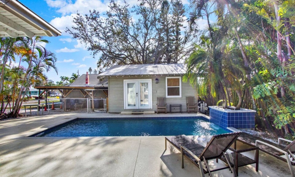 Cortez House | Rustic Coastal Cottage | 1BR W/Pool & Near Beach