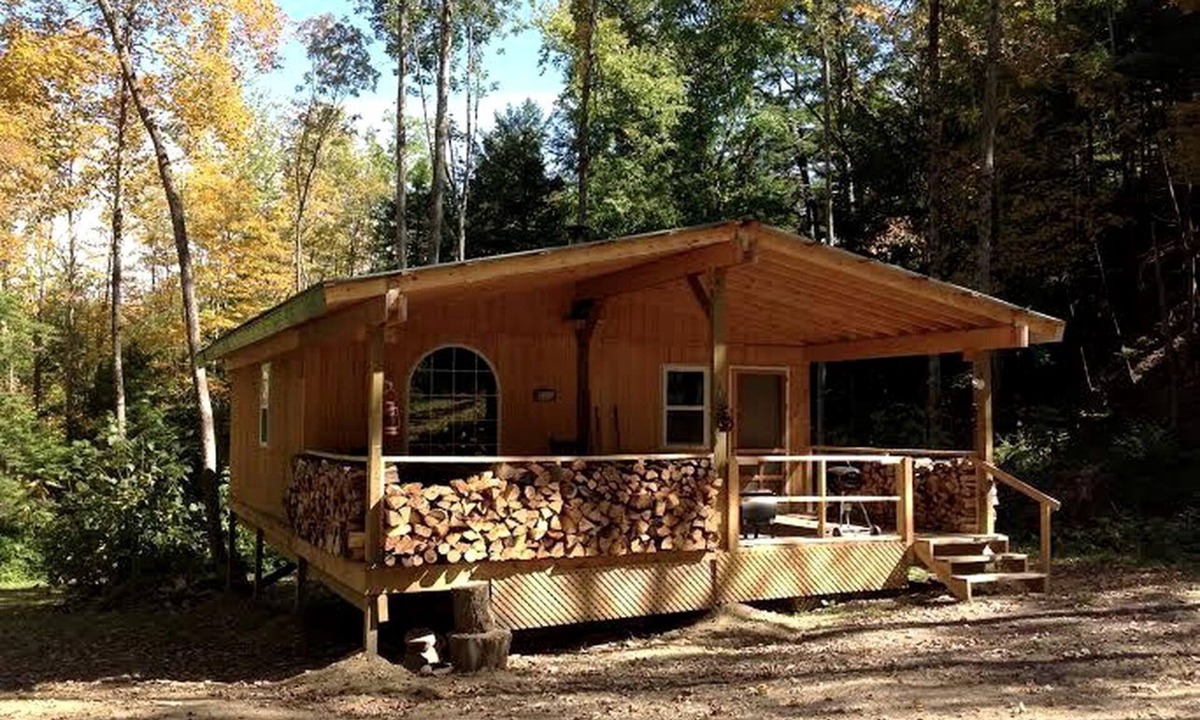 Dalton House | Rustic Creekside Cabin on 100-Acre Forest near Letchworth Park, New York