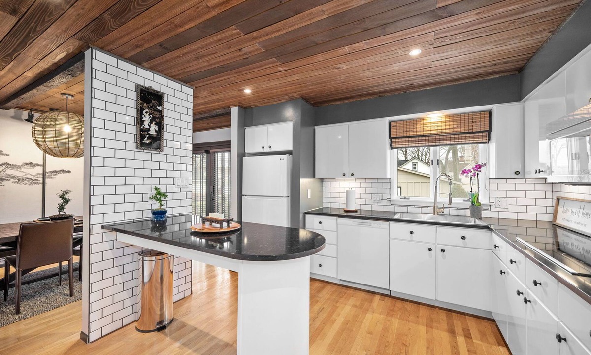 St. Charles Historic District House | Rustic Handcrafted Japanese-Style Home by OldTown, Three Bedrooms, Theater Room