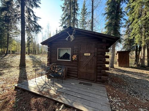 Mentasta Lake House | Rustic Historic Cozy Creekside Cabin with Steam Sauna near Log Cabin Creek, Tol, Alaska