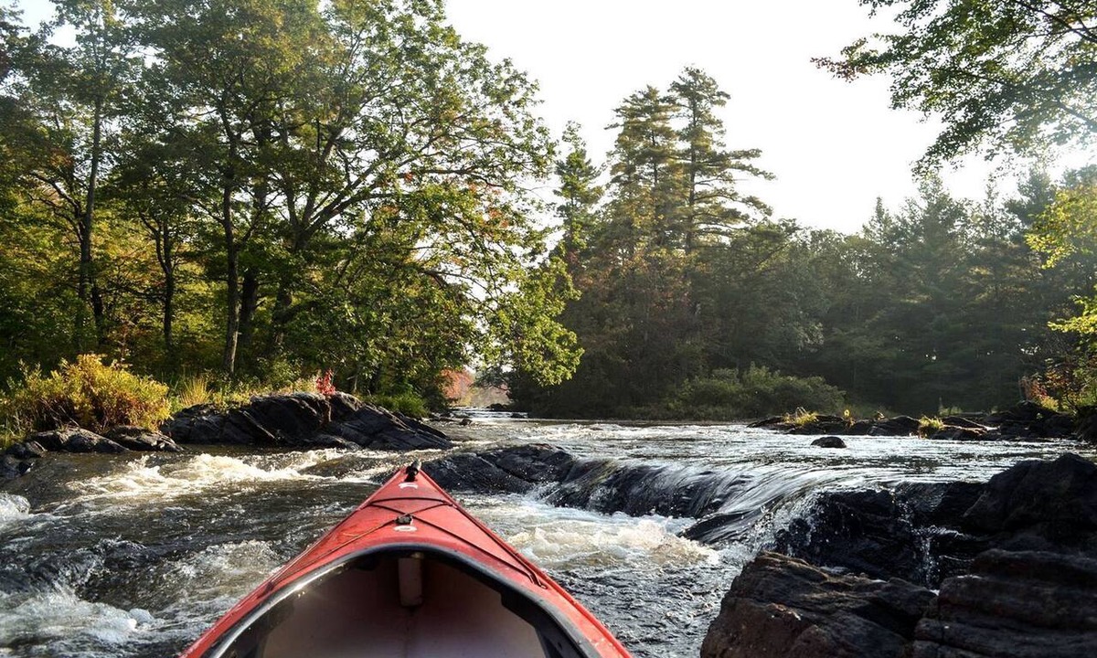Stone Mills RV Rental | Rustic Waterfront Yurt on the Salmon River for a Peaceful Glamping Escape near Tamworth, Ontario