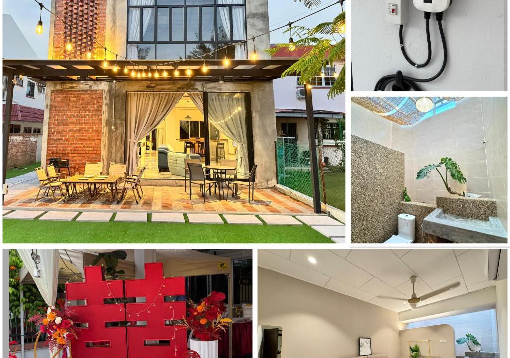 Simee Apartment | Ruyu 44 TownVilla 5R4B 18pax Bbq KTV Pool Table
