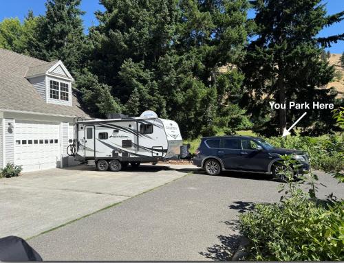 The Dalles House | RV Stays at Handsfull Farm parking site only