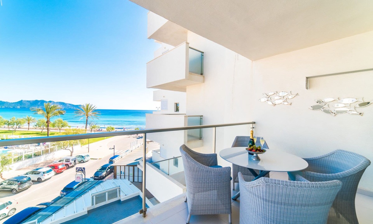 Sant Llorenc des Cardassar Apartment | Sa Maniga 3 E comfortable apartment, beachfront, 2 bedrooms, up to 4pers. WLAN