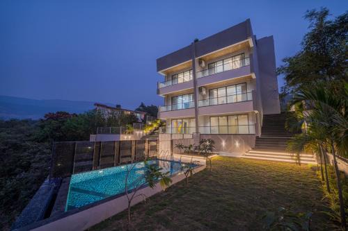 Kadadhe Villa | SaffronStays Prisma Riverfront - 8BR pool villa with game zone, garden & lake views ideal for large families near Pawna Dam