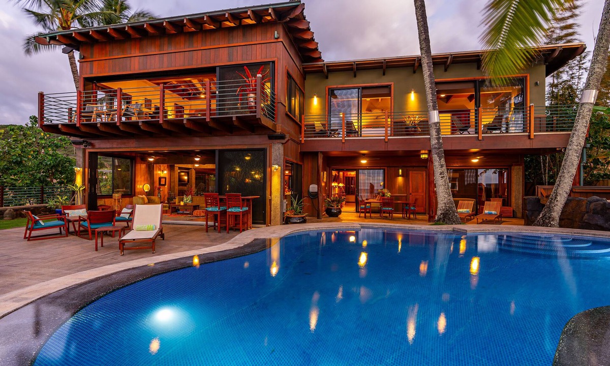 Waialee House | Samurai House by Gather: Oceanfront Estate w/Infinity Pool & Theater