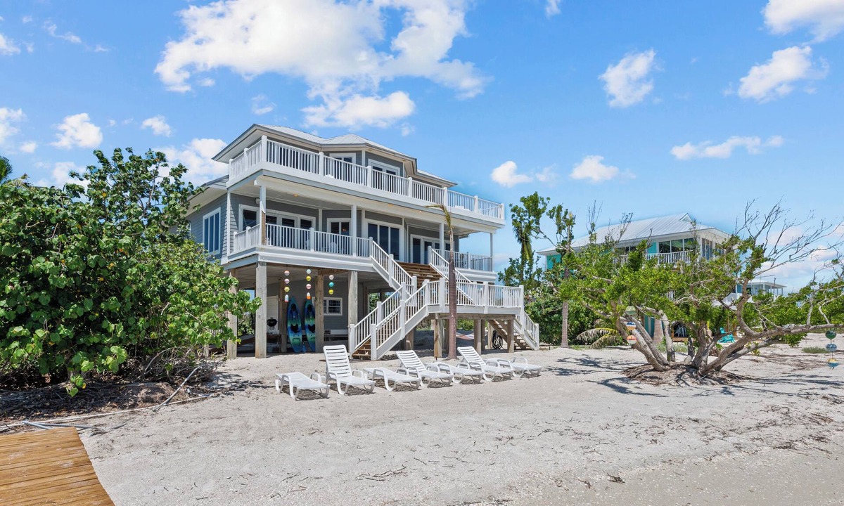 North Captiva House | Sanderella- Ocean Front Vacation Home w/Large Private Beach